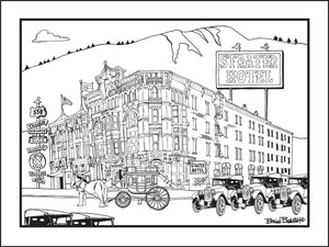 STRATER HOTEL ~ HISTORIC DOWNTOWN ~ DURANGO ~ HWY 550 ~ 16x20