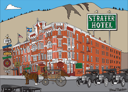 STRATER HOTEL ~ DURANGO ~ HISTORIC DOWNTOWN ~ MAIN AVE ~ HWY 550 ~ 3:4