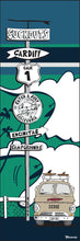 Load image into Gallery viewer, SUCKOUTS ~ CARDIFF REEF ~ SIGN POST ~ SURF DODGE VAN ~ OCEAN LINES ~ 1:3