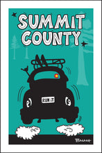 Load image into Gallery viewer, SUMMIT COUNTY ~ SKI BUG TAIL ~ AIR ~ SEAFOAM ~ 2:3