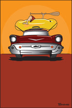 Load image into Gallery viewer, SUNDOWN ~ RAFT PADDLE GREM ~ CHEVY BEL AIR GRILL ~ 2:3