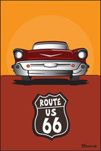 Load image into Gallery viewer, SUNDOWN ~ ROUTE 66 ~ CHEVY BEL AIR GRILL ~ 2:3