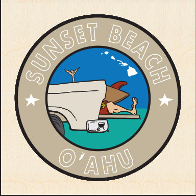 SUNSET BEACH ~ O'AHU ~ TAILGATE SURF GREM ~ 1:1