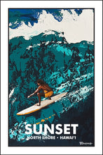 Load image into Gallery viewer, SUNSET ~ NORTH SHORE ~ HAWAI&#39;I ~ SUNSET ~ 12x18