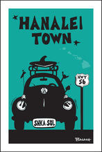 Load image into Gallery viewer, HANALEI TOWN ~ SURF BUG GRILL ~ SEAFOAM ~ 2:3