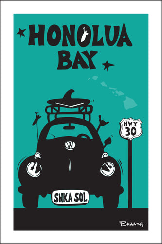 HONOLUA BAY ~ SURF BUG GRILL ~ SEAFOAM ~ 2:3