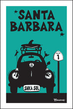 Load image into Gallery viewer, SANTA BARBARA ~ SURF BUG GRILL ~ HWY 1 ~ SEAFOAM ~ 2:3