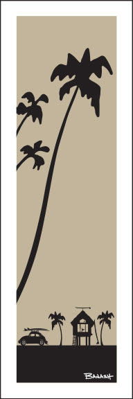 CALIFORNIA ~ SURF HUT ~ SURF BUG ~ PALMS ~ 1:3
