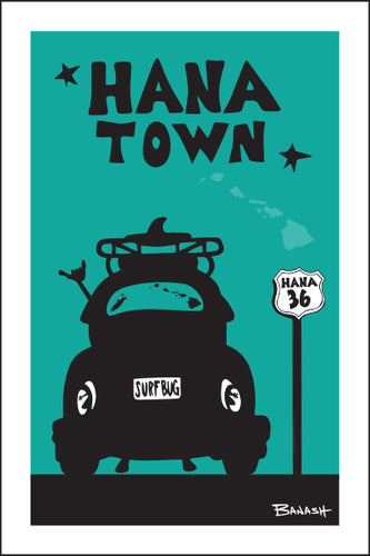 HANA TOWN ~ SURF BUG TAIL ~ SEAFOAM ~ 2:3