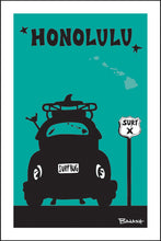 Load image into Gallery viewer, HONOLULU ~ WAIKIKI ~ O'AHU ~ SURF BUG TAIL ~ SEAFOAM ~ 2:3