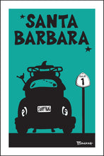 Load image into Gallery viewer, SANTA BARBARA ~ SURF BUG TAIL ~ HWY 1 ~ SEAFOAM ~ 2:3