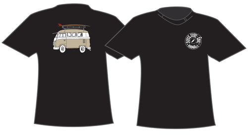 SURF BUS ~ TAN ~ HAWAI'I ~ GRAPHIC T-SHIRT