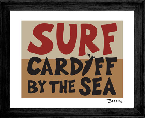 SURF ~ CARDIFF BY THE SEA ~ GRAPHIC ~ 3:4