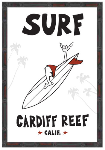 CARDIFF REEF ~ SURF ~ STONE GREMMY SURF ~ 12x18