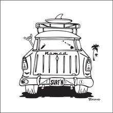 Load image into Gallery viewer, HAWAI&#39;I ~ SURF CHEVY NOMAD TAIL ~ CATCH A LINE ~ 1:1