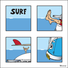 Load image into Gallery viewer, SURF ~ WAVE STOKE ~ SECTIONS ~ STONE GREMMY SURF ~ 1:1