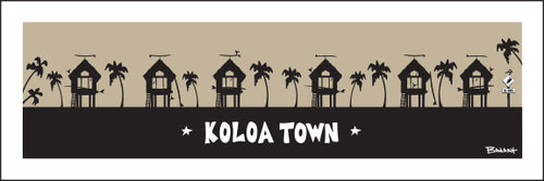 KOLOA TOWN ~ SURF HUTS ~ 1:3