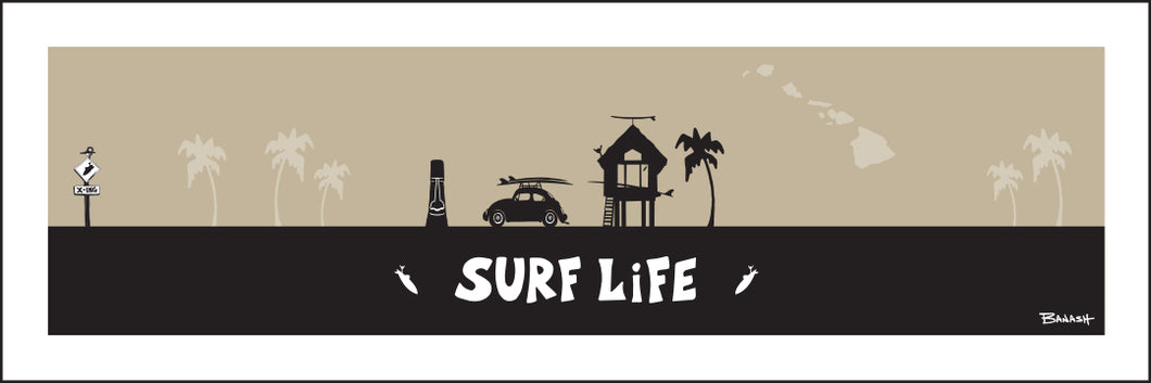 SURF LIFE ~ HAWAI'I ~ SURF HUT ~ SURF BUG ~ TIKI ~ 1:3