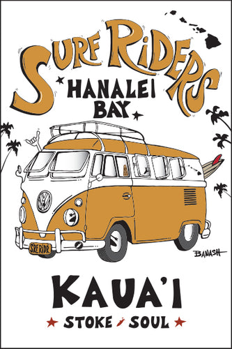 HANALEI BAY ~ SURF RIDERS ~ SURF BUS ~ 2:3