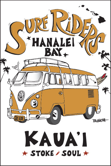 HANALEI BAY ~ SURF RIDERS ~ SURF BUS ~ 2:3