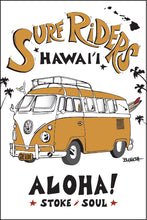 Load image into Gallery viewer, HAWAI'I ~ ALOHA ~ SURF RIDERS ~ 2:3
