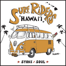 Load image into Gallery viewer, HAWAI'I ~ SURF RIDERS ~ SURF CALIF. STYLE BUS ~ 1:1