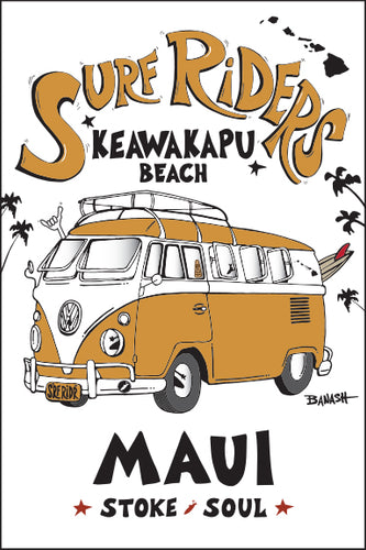 KEAWAKAPU BEACH ~ SURF RIDERS ~ SURF BUS ~ 2:3