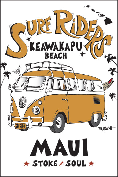 KEAWAKAPU BEACH ~ SURF RIDERS ~ SURF BUS ~ 2:3