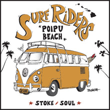Load image into Gallery viewer, SURF RIDERS ~ POIPU BEACH ~ KAUA'I ~ SURF BUS ~ 1:1