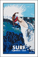 Load image into Gallery viewer, SURF ~ SEAL BEACH ~ CALIF. ~ BIG LEFT ~ 2:3