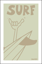 Load image into Gallery viewer, SURF ~ CALIF. ~ STONE GREMMY SURF ~ CLASSIC LOGO ~ DRIFTWOOD ~ 2:3