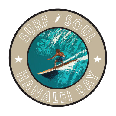 SURF SOUL ~ HANALEI BAY ~ RIGHT FACE ~ 1:1