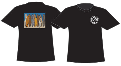 SURFBOARD QUIVER ~ BLUES SURF SOUL HAWAI'I ~ GRAPHIC T-SHIRT