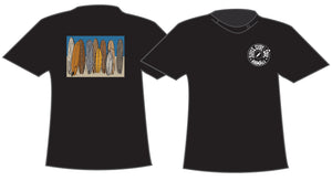 SURFBOARD QUIVER ~ BLUES SURF SOUL HAWAI'I ~ GRAPHIC T-SHIRT