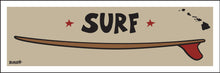 Load image into Gallery viewer, HAWAII ~ SURF ~ RED FIN ~ SURFBOARD ~ 8x24