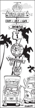 Load image into Gallery viewer, SWAMIS ~ SURF ~ ENCINITAS TOWN ~ SIGN POST ~ SURF BUSES ~ 1:3