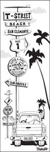 Load image into Gallery viewer, T-STREET ~ SURF ~ SAN CLEMENTE ~ SIGN POST ~ SURF PICKUP ~ 1:3