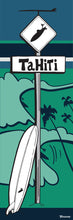Load image into Gallery viewer, TAHITI ~ SURF XING ~ LONGBOARD ~ OCEAN LINES