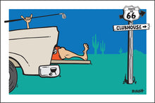 Load image into Gallery viewer, ARIZONA ~ TAILGATE GOLF GREM ~ CLUBHOUSE SIGN ~ ROUTE 66 ~ 2:3