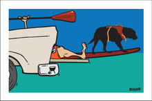 Load image into Gallery viewer, DURANGO ~ TAILGATE PADDLE BOARD GREM ~ WATER DOG ~ 2:3