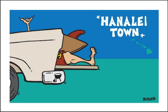 HANALEI TOWN ~ TAILGATE SURF GREM ~ 2:3