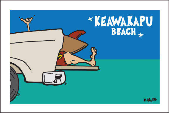 KEAWAKAPU BEACH ~ WAILEA ~ TAILGATE SURF GREM ~ SEAFOAM ~ 2:3