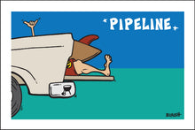 Load image into Gallery viewer, PIPELINE ~ O'AHU ~ TAILGATE SURF GREM ~ SEAFOAM ~ 2:3