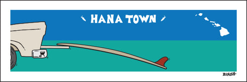 HANA TOWN ~ TAILGATE SURFBOARD ~ 1:3