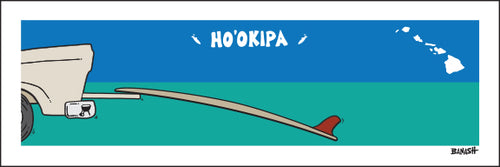 HO'OKIPA ~ TAILGATE SURFBOARD ~ 1:3