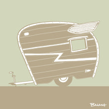 Load image into Gallery viewer, ENCINITAS ~ CALIF. ~ TEAR DROP CAMPER ~ DRIFTWOOD