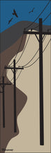 Load image into Gallery viewer, TELEPHONE POLES ~ DESERT DUNES ~ 8x24