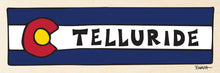 Load image into Gallery viewer, TELLURIDE ~ COLORADO FLAG ~ LOOSE