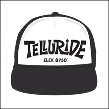 Load image into Gallery viewer, TELLURIDE ~ ELEV. 8750' ~ SURF STYLE ~ GRAPHIC HAT