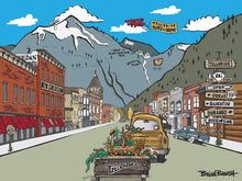 Load image into Gallery viewer, TELLURIDE ~ HISTORIC DOWNTOWN ~ NEW SHERIDAN HOTEL ~ SKI PICKUP ~ 3:4